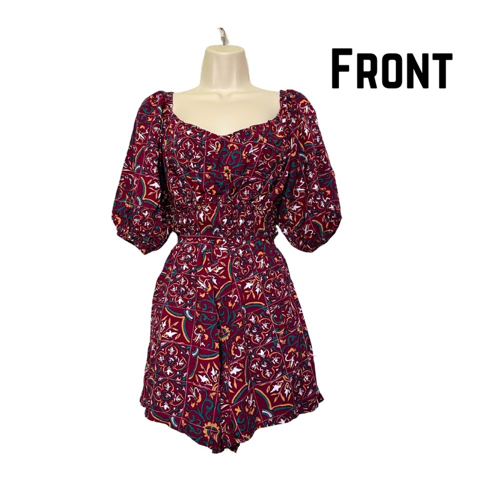 Patterned Romper